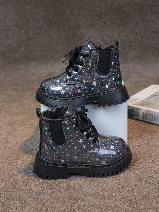 1-5 Years Old Toddlers Boots, Soft Sole Non-Slip Imitation Leather