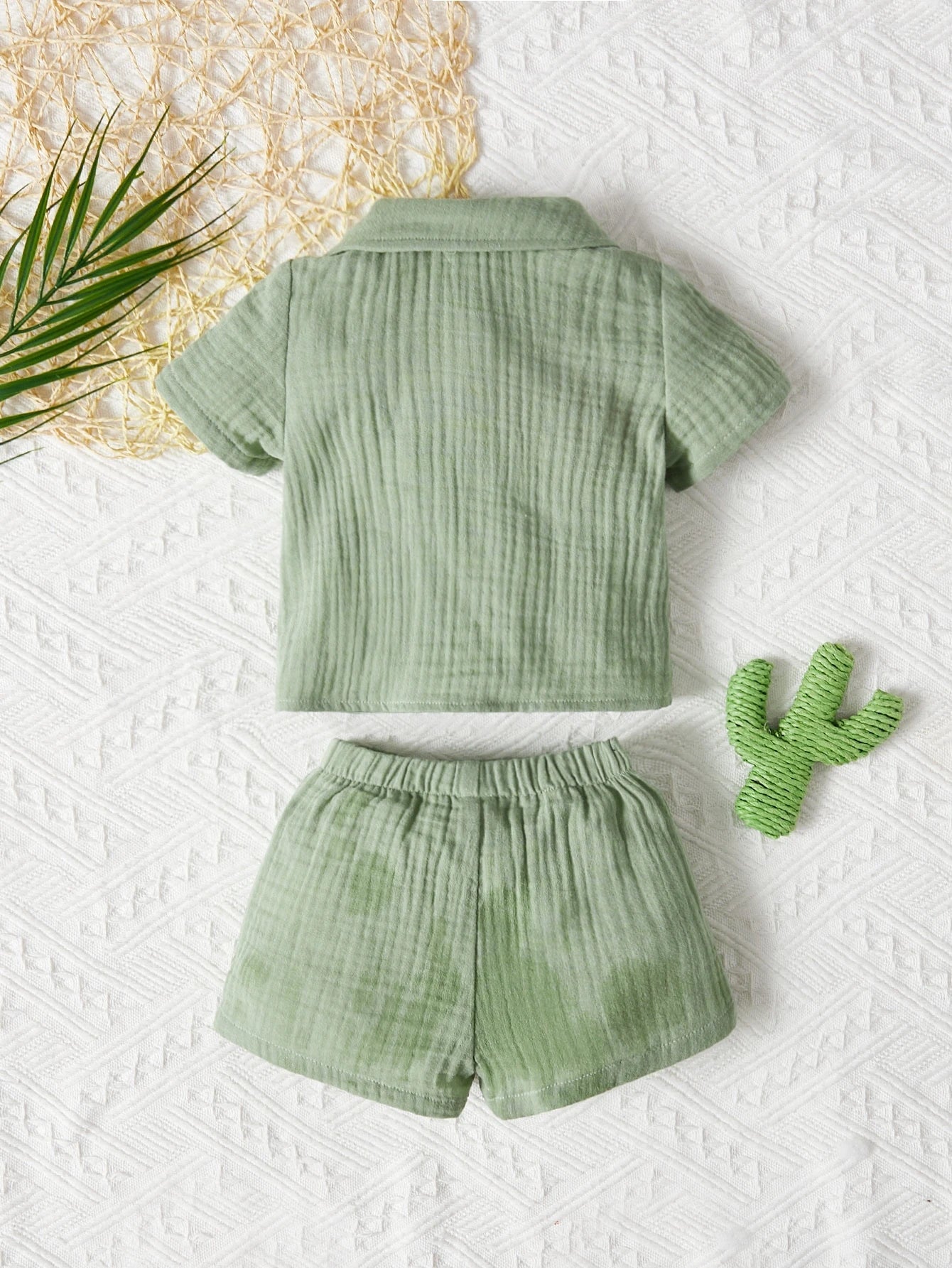 Baby Boy/Girl Casual Vacation Shirt And Shorts Set