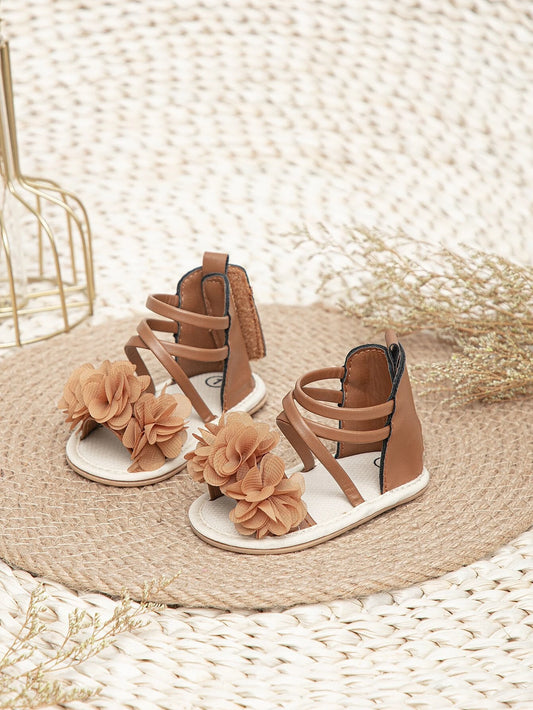 1 Pair Summer Children's Anti-Slip Sandals Brown