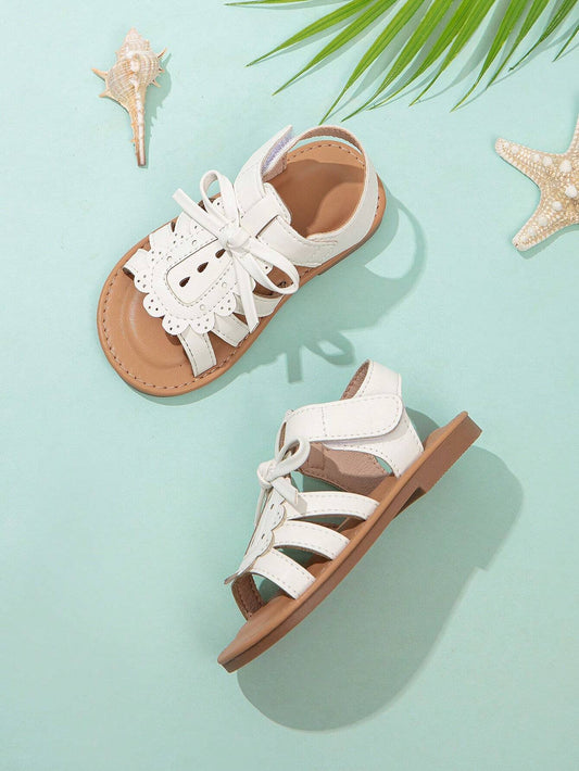 Floral Applique Jelly Sandals For Infant