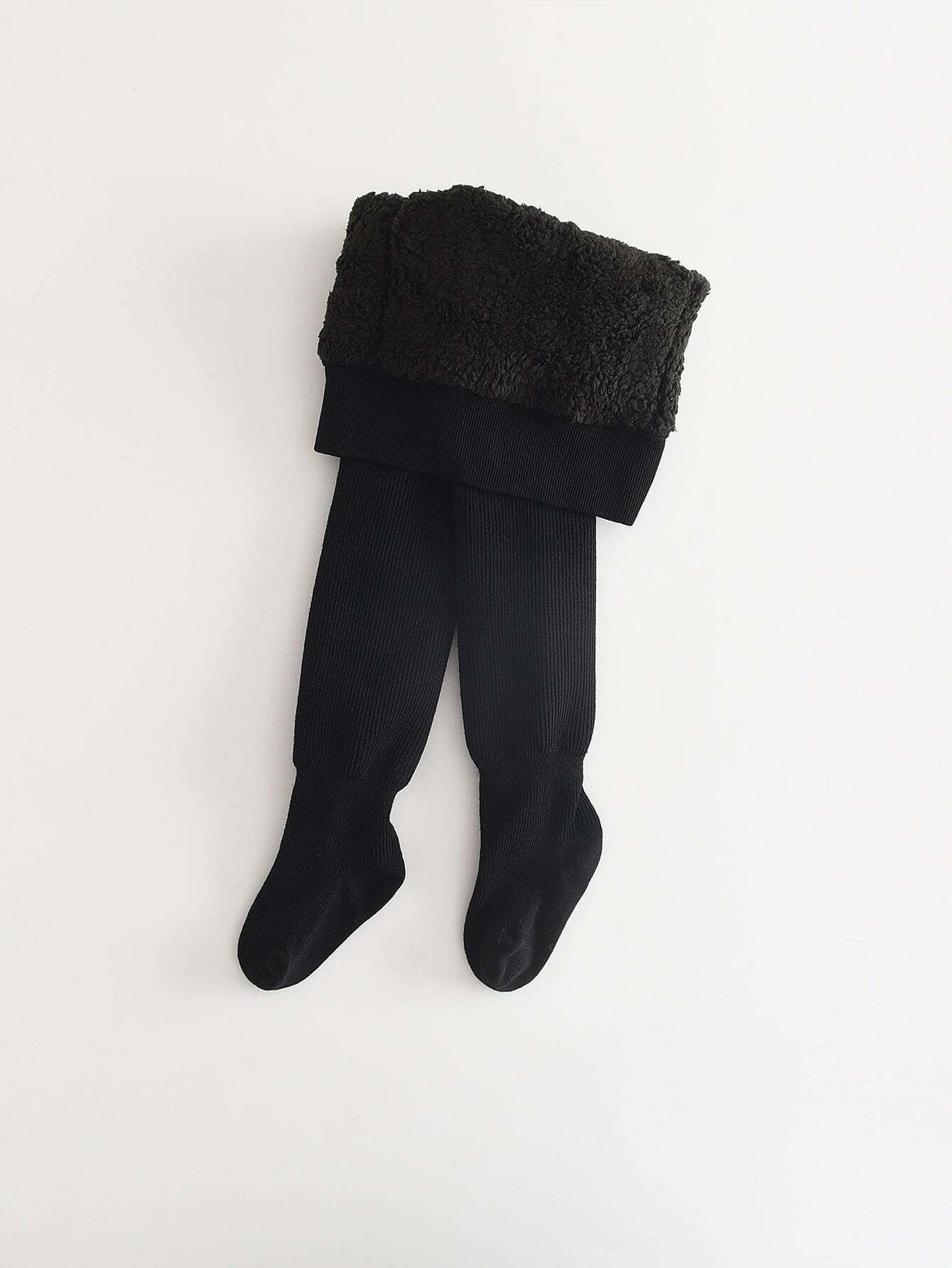 1pc Girls' Tight Pants Black 6-12M