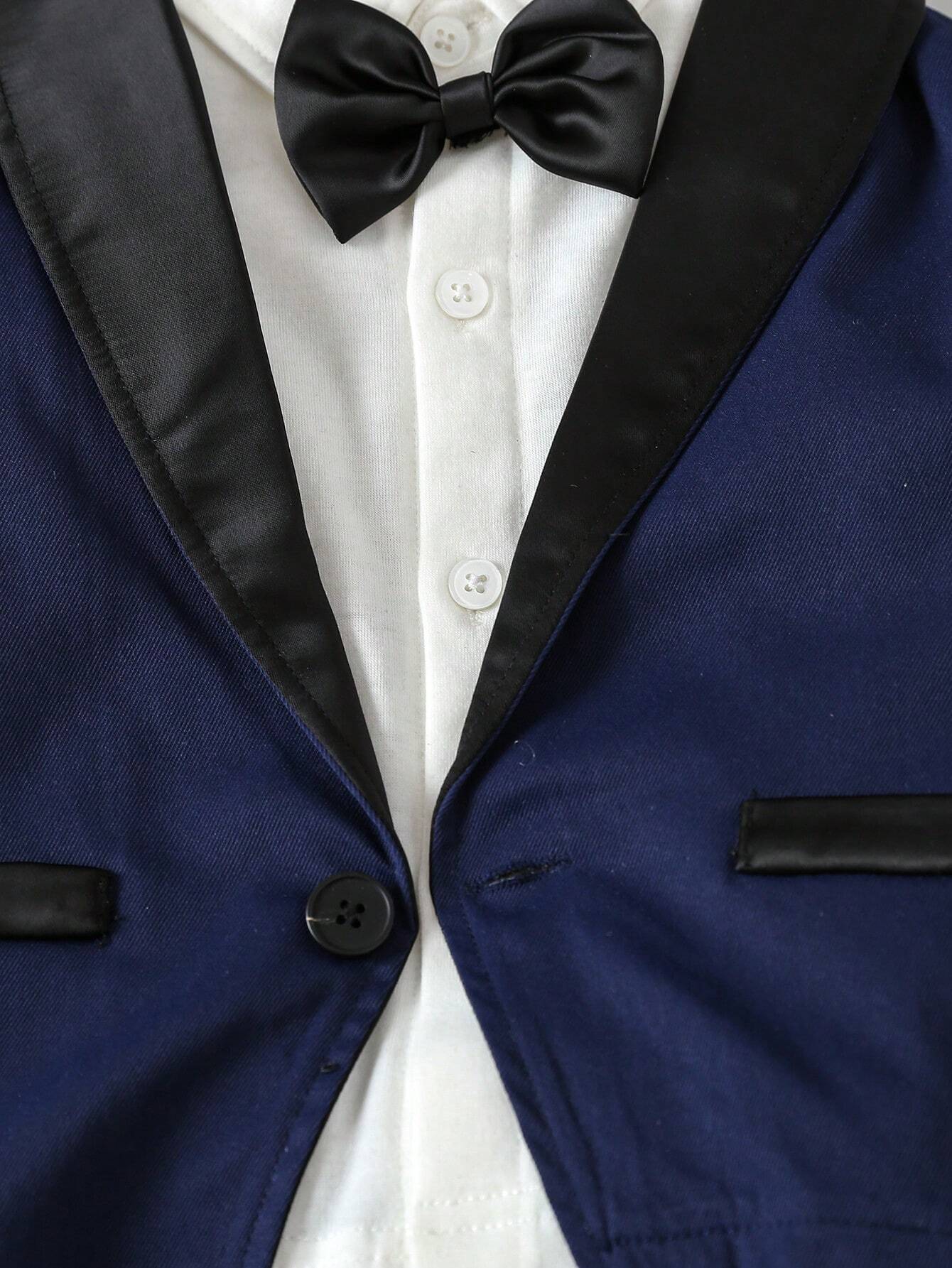 Glamorique Kids Baby Boys' Gentleman Suit, Fashionable And Gorgeous, Suitable For Birthday Party