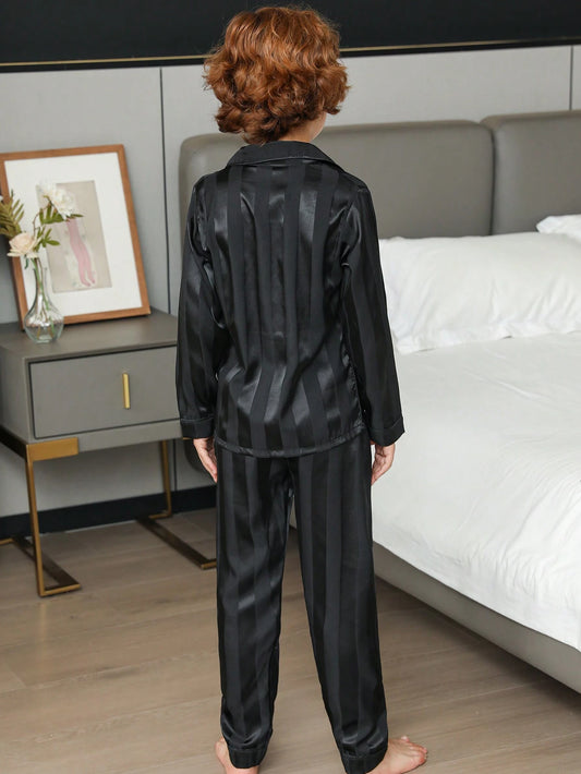 Tween Boy Satin Pajama Set