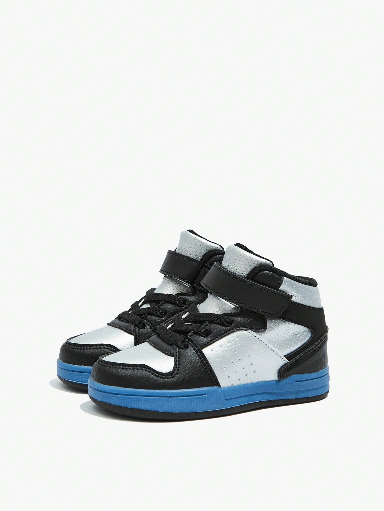 JNSQ Kids' Outdoor Mid-Top Warm Fashionable Anti-Slip Sports Hiking Sneakers