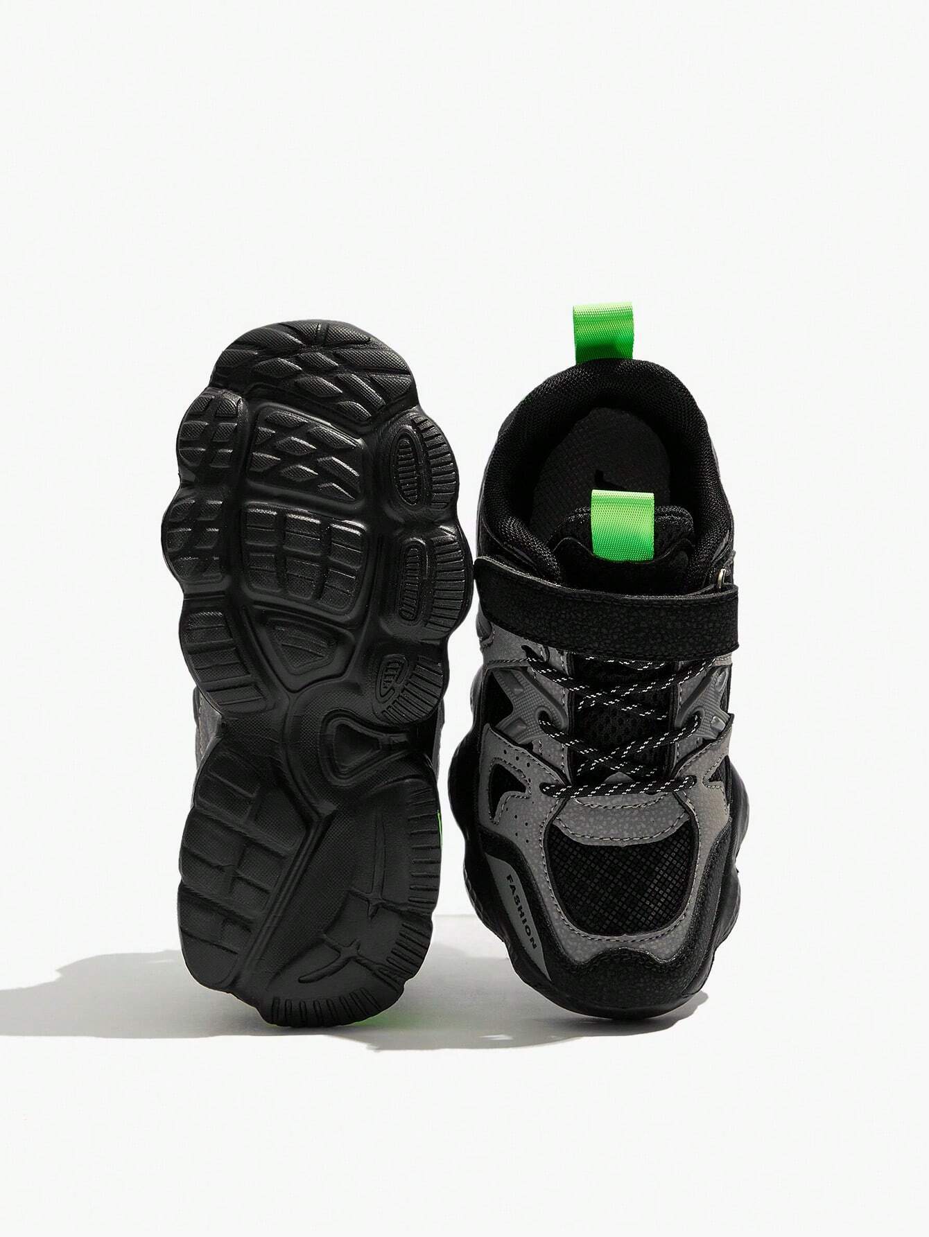 1 Pair Cool & Stylish Casual All-Match Kids' Mesh Colorblock Sneakers