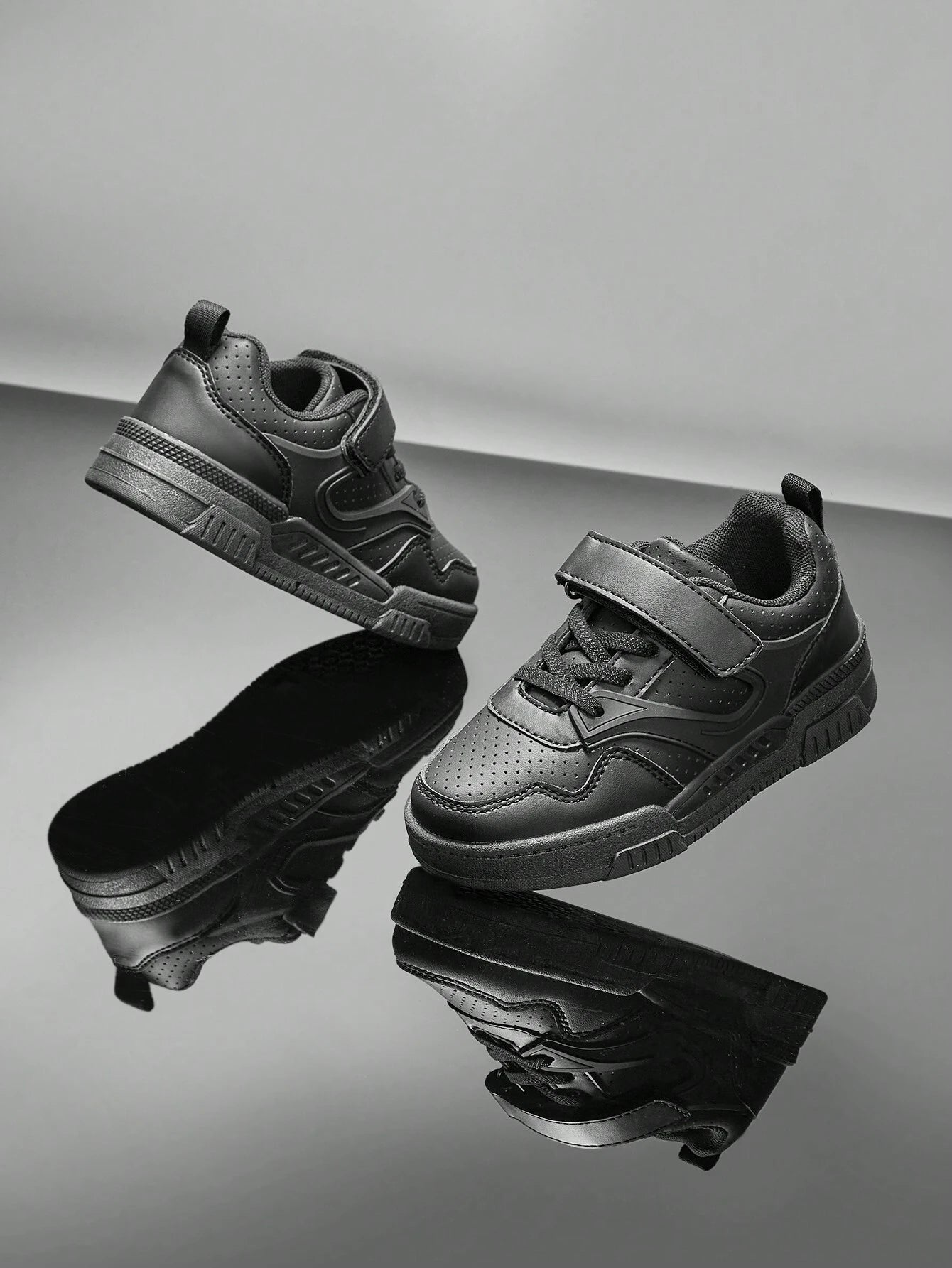Fashionable Unisex Outdoor Sport Anti-slip Comfortable Breathable Running Shoes Black