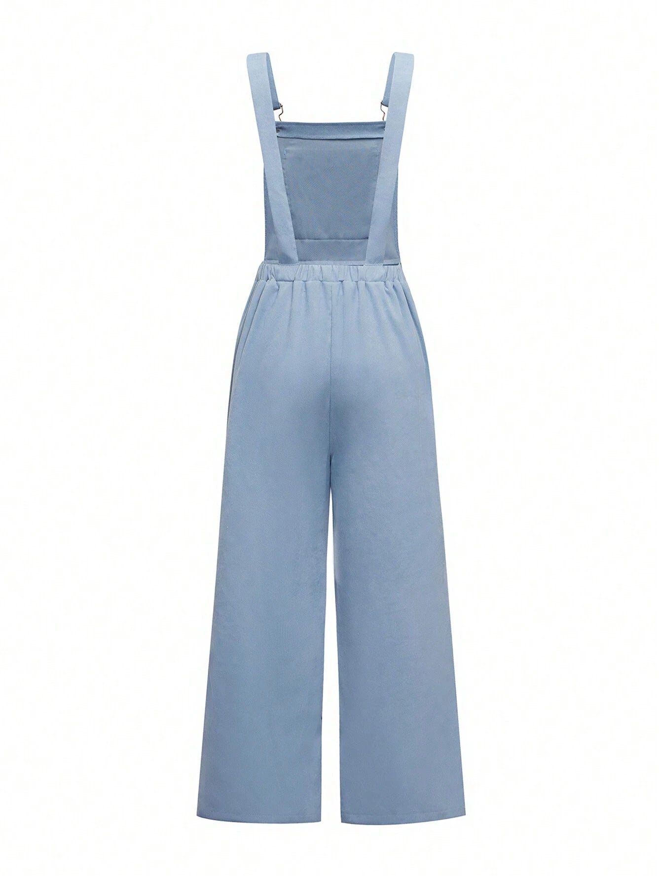 Teenage Girls' Letter Printed Dungaree Jumpsuit