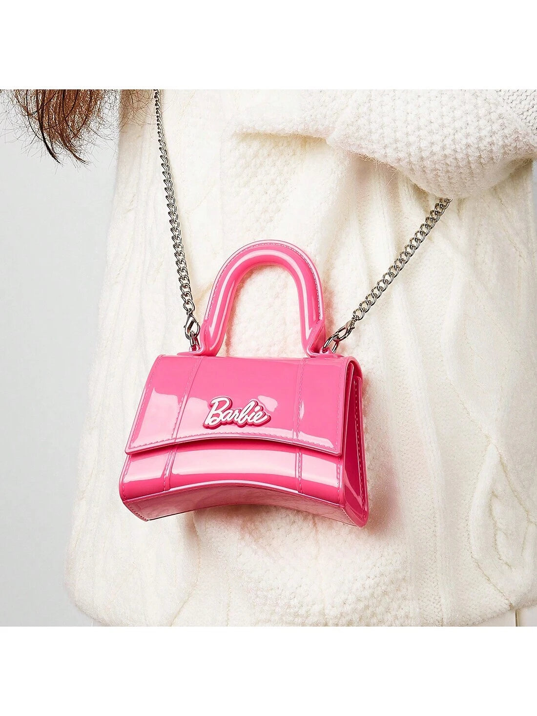 Miniso Barbie Series Hourglass Jelly Bag Simple Yet Special
