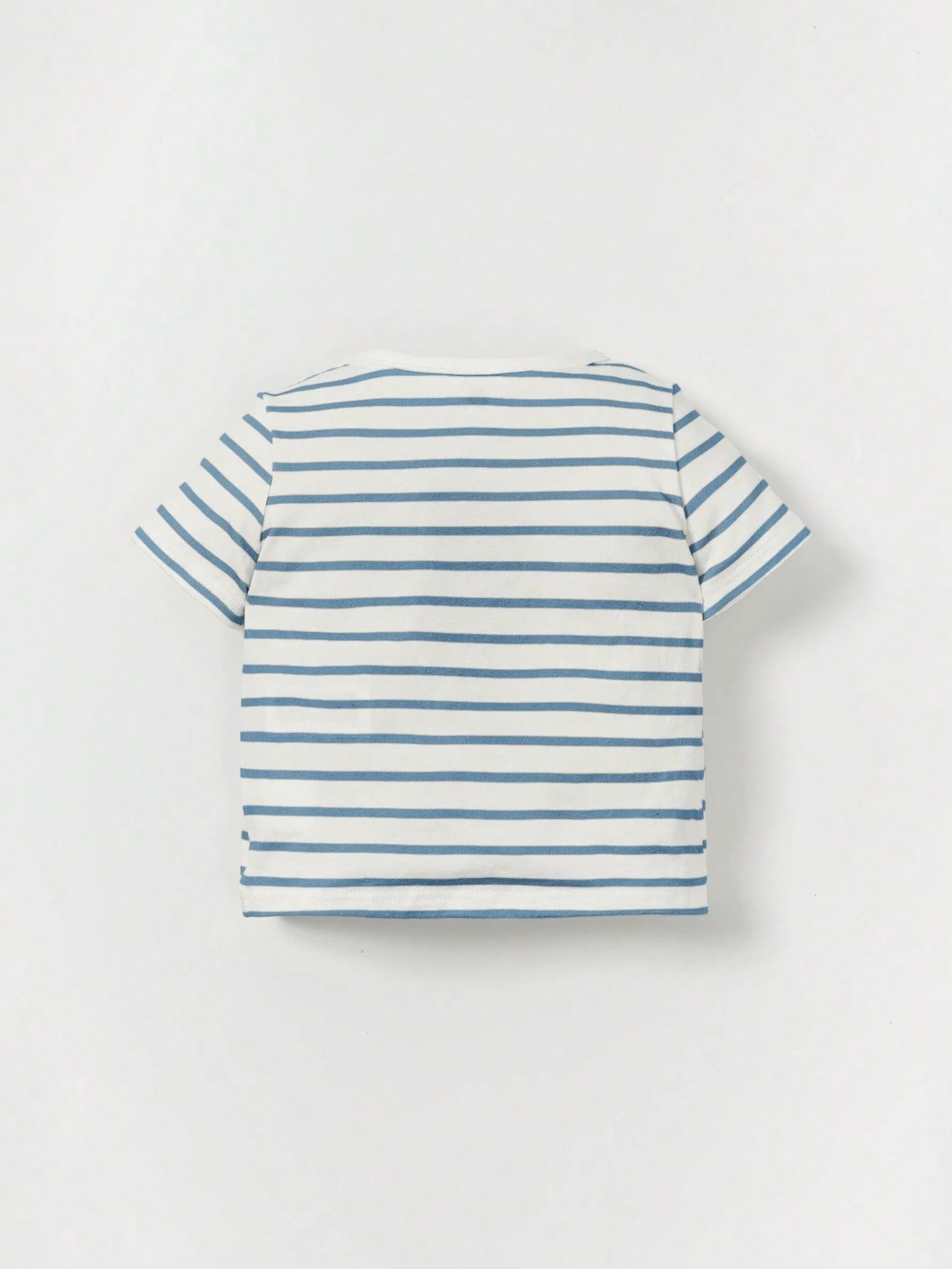 Cozy Pixies Baby Boy Letter & Striped Print Tee & Shorts