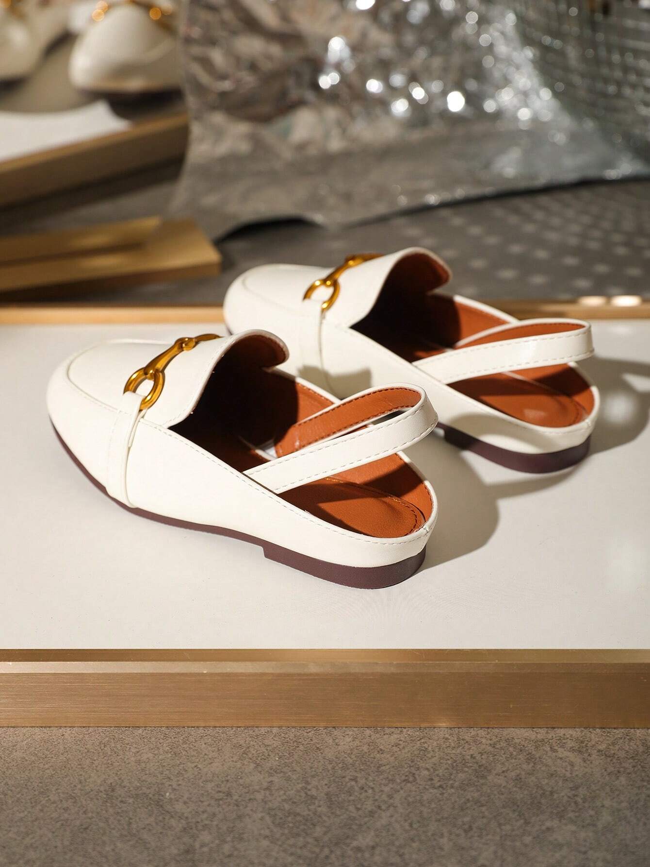 Girls Flat Casual Versatile Back Strap Princess Shoes