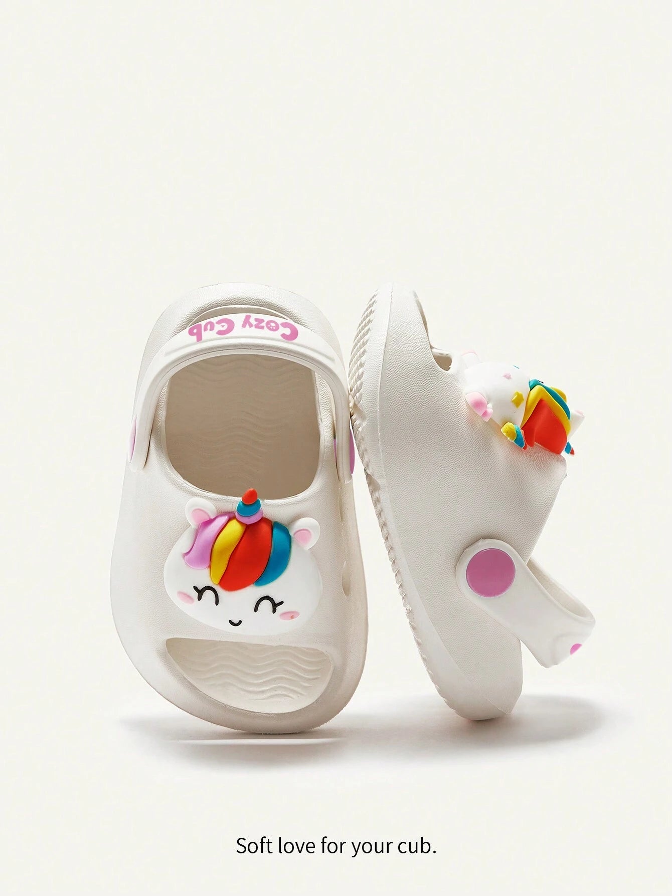 Cute Unicorn Design Soft, Comfortable, Anti-Slip And Durable Baby Sandals