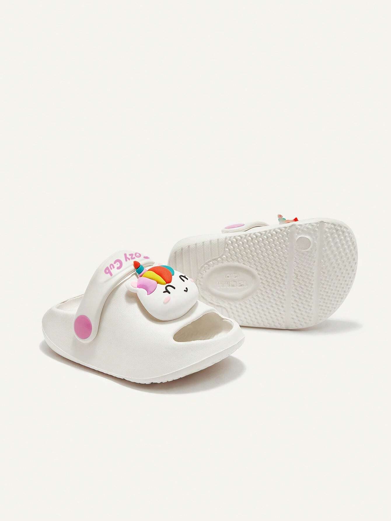 Cute Unicorn Design Soft, Comfortable, Anti-Slip And Durable Baby Sandals