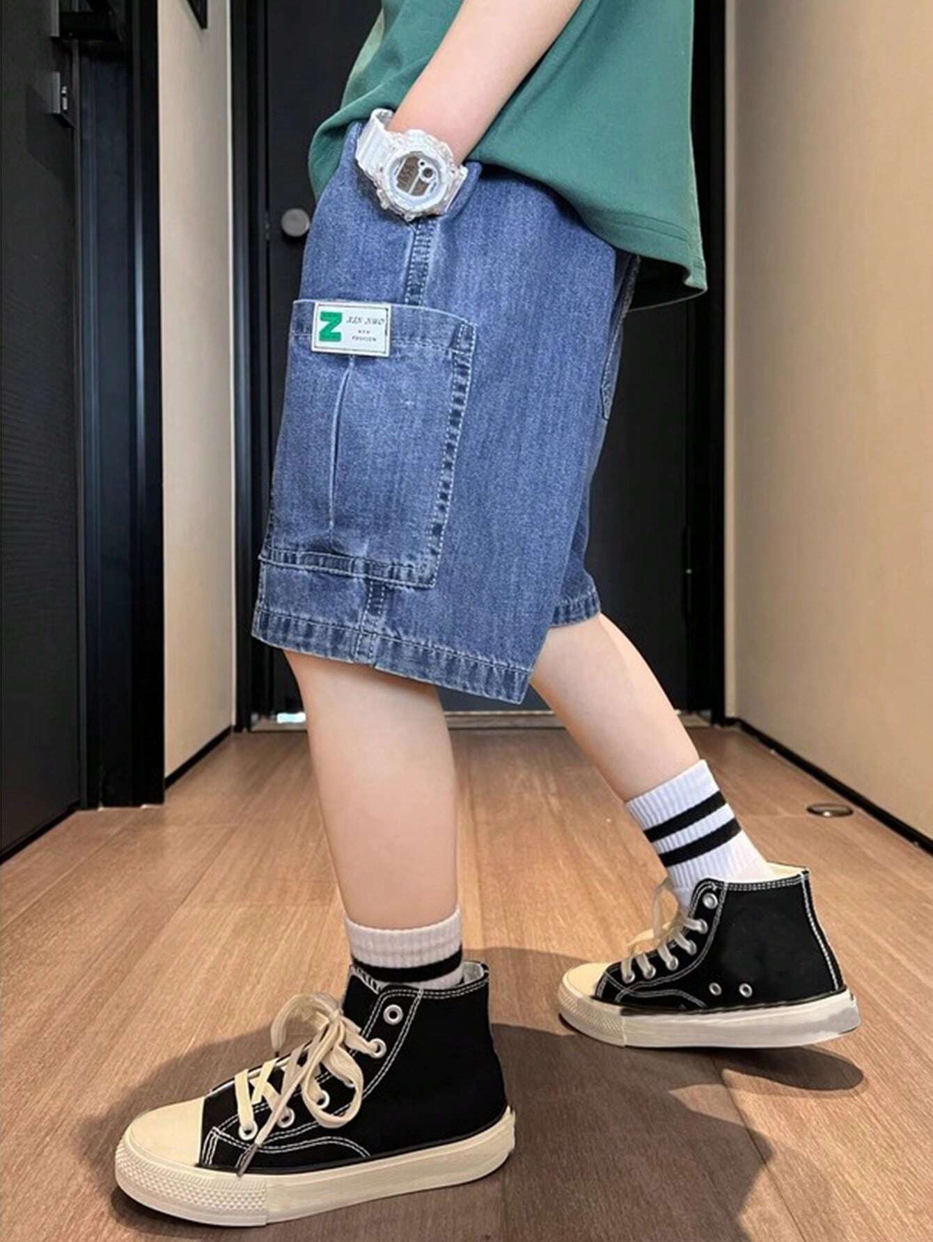 Tween Boy New Middle & Big Children Denim Shorts