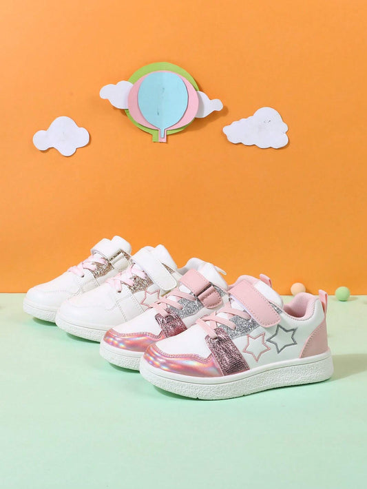 Colorblock And Comfortable Baby Sport Shoes Pink