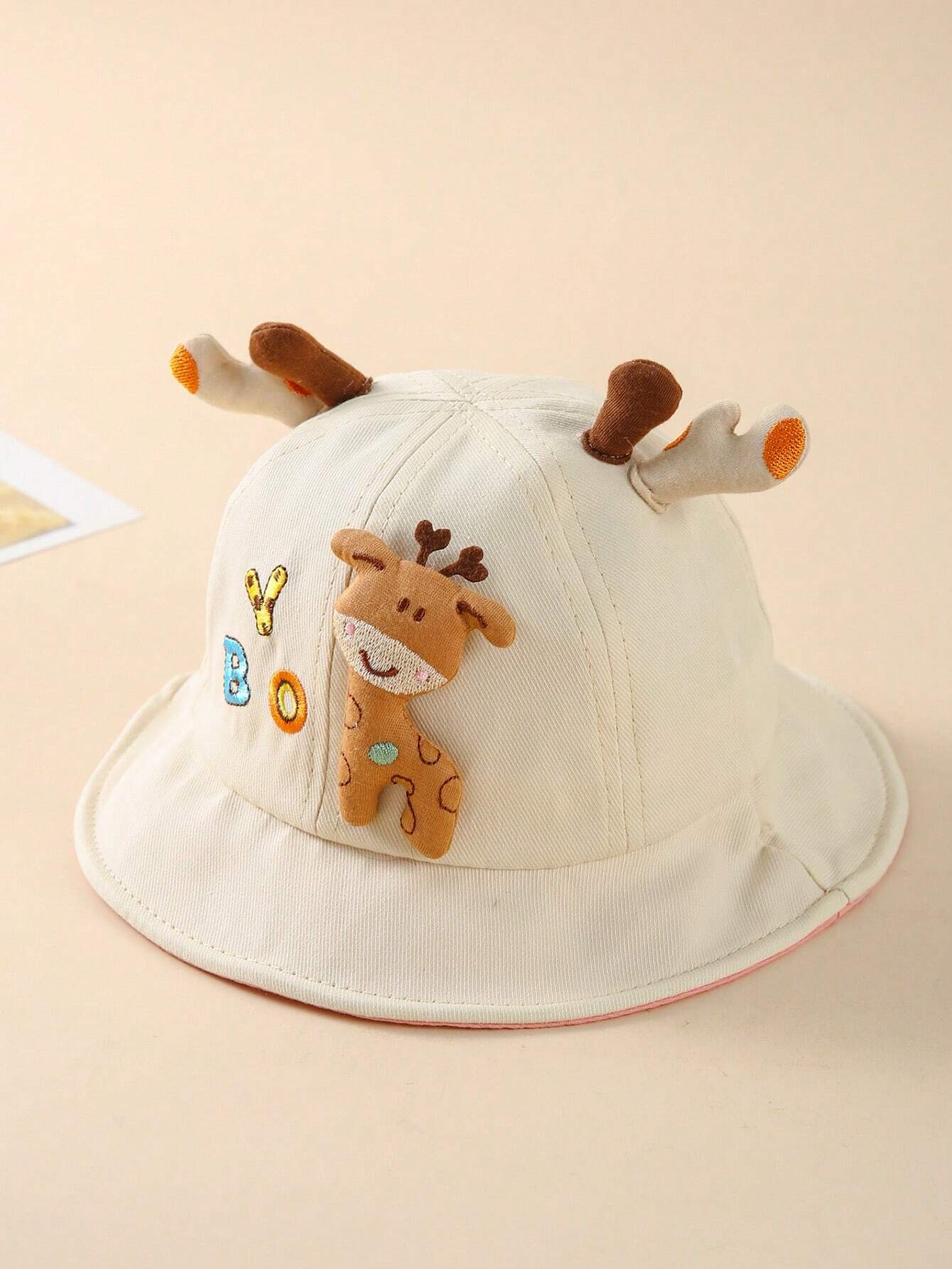 Unisex Baby Cute Cartoon Deer Bucket Hat