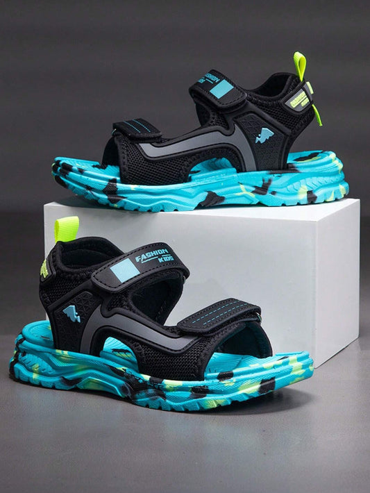 Kids Open Toe Sandals Black