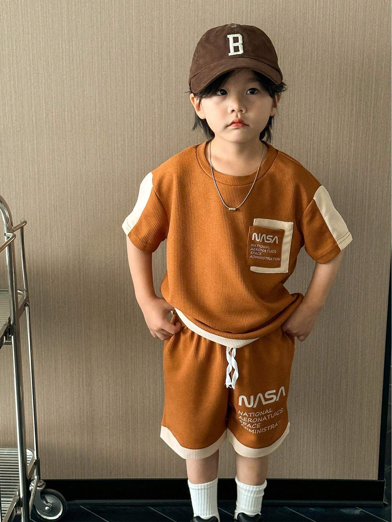 2pcs/Set Young Boy Casual Sportswear Set