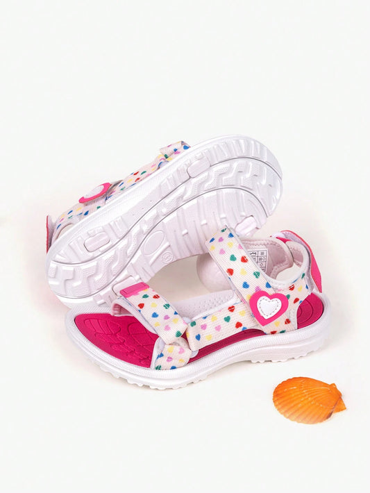 Girls' Love Decorated Sport Sandals