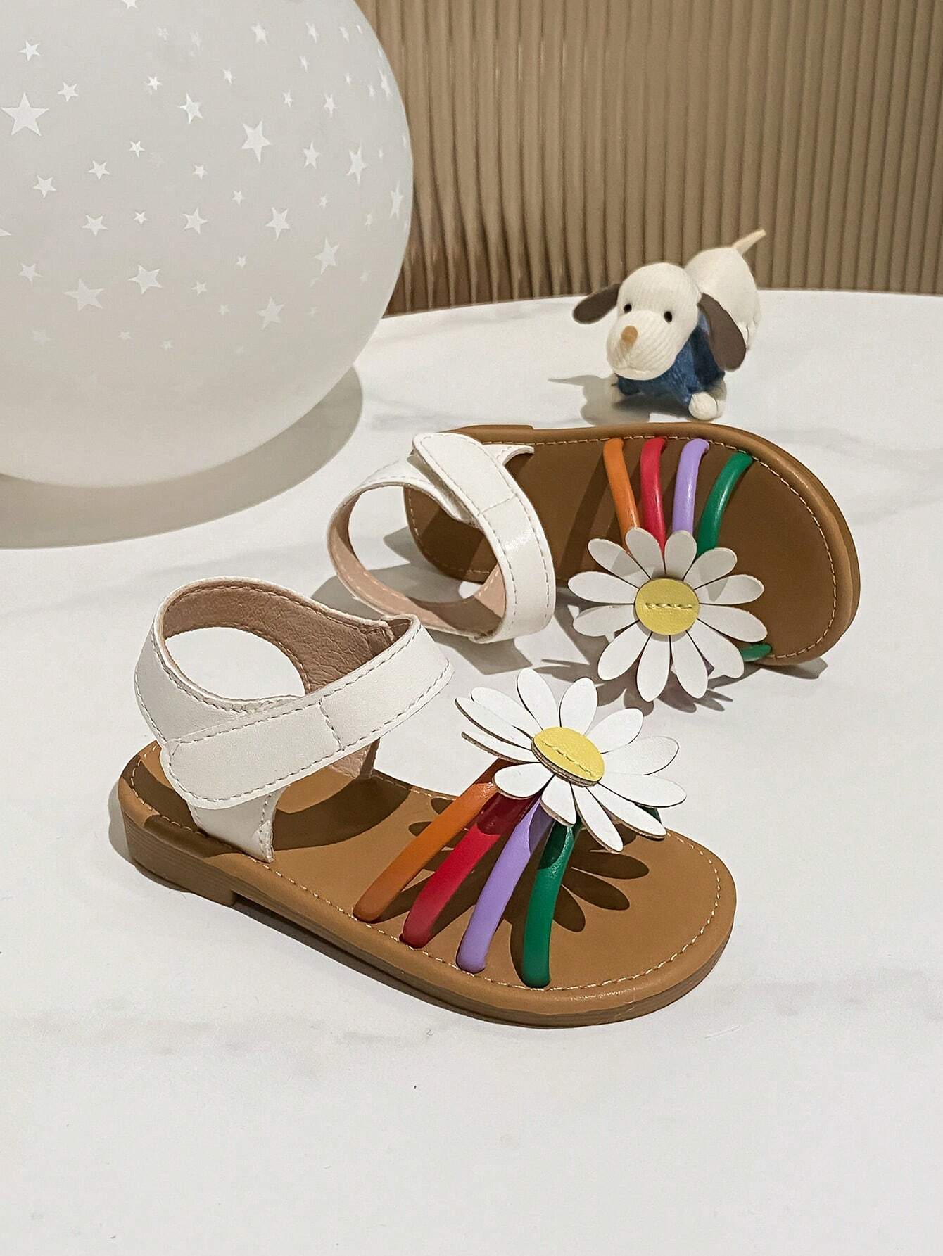 Girls' Summer Daisy Sandals