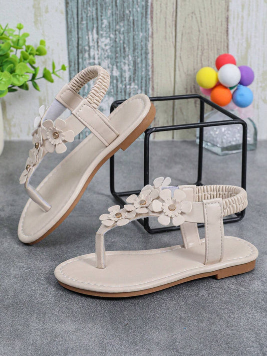 1pair Handmade Beaded Roman Sandals
