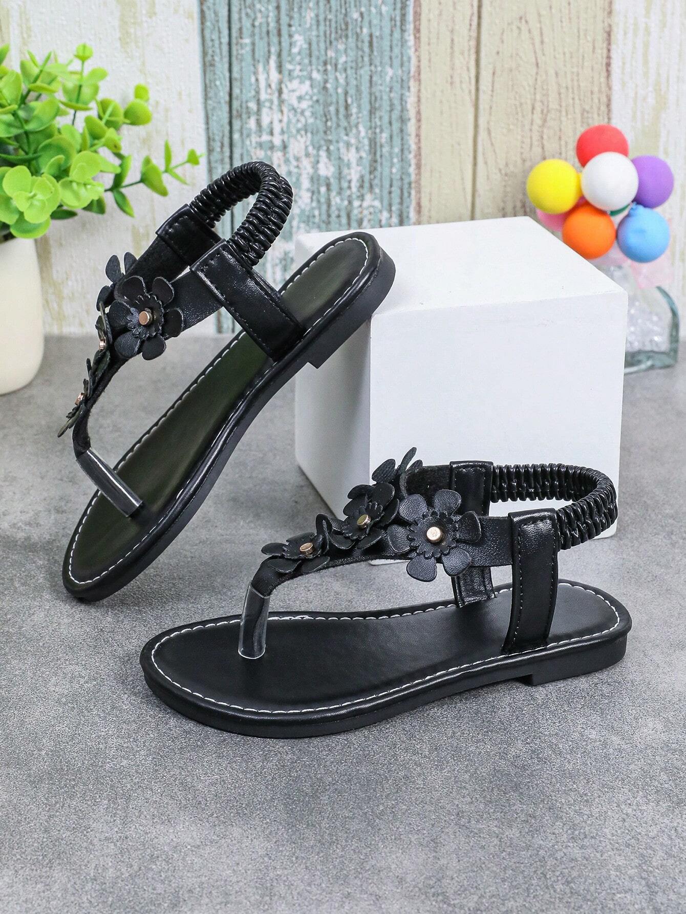 1pair Handmade Beaded Roman Sandals