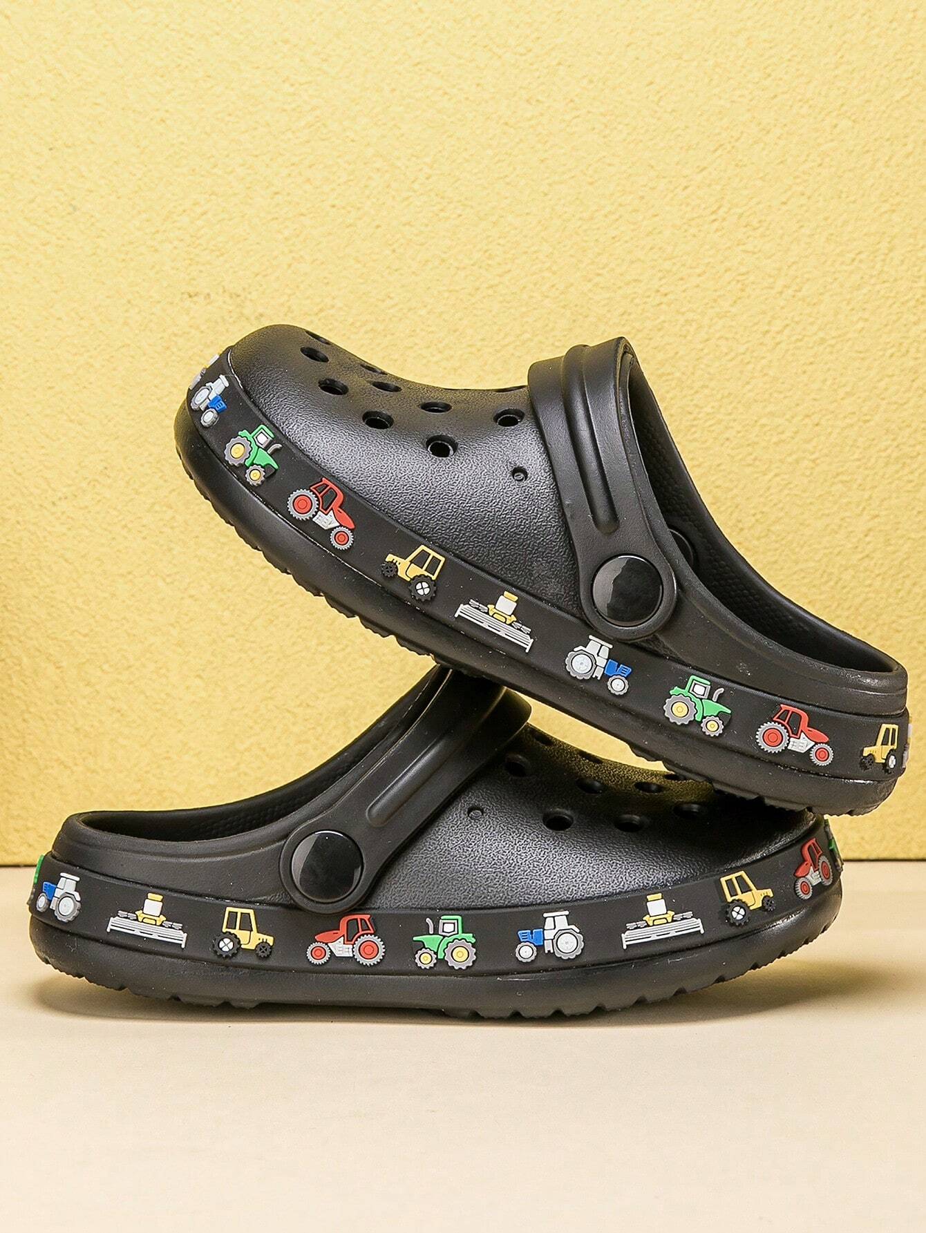 Boys' Comfortable And Stylish Casual EVA Beach Shoes With Holes