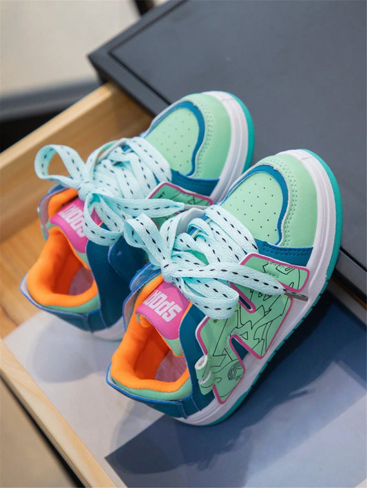 New Graffiti Design Breathable Anti-Slip Soft Sole Children's Sneakers