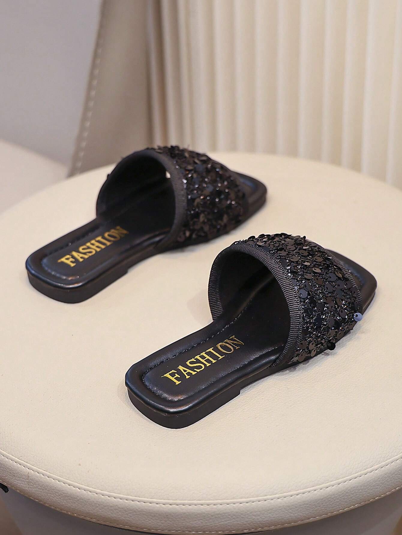 Girls' Fashion Rhinestone Decor Princess Sandals