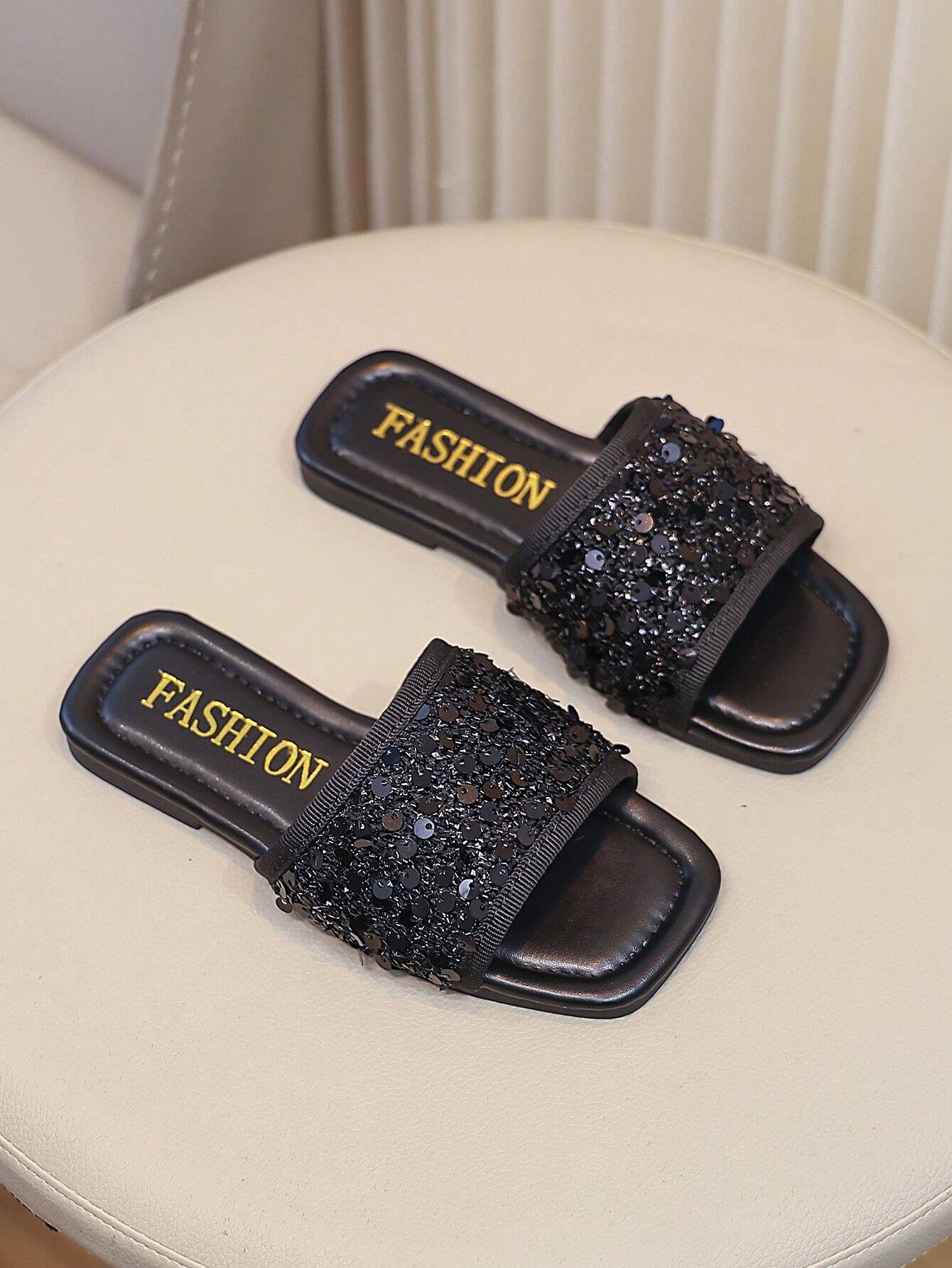 Girls' Fashion Rhinestone Decor Princess Sandals
