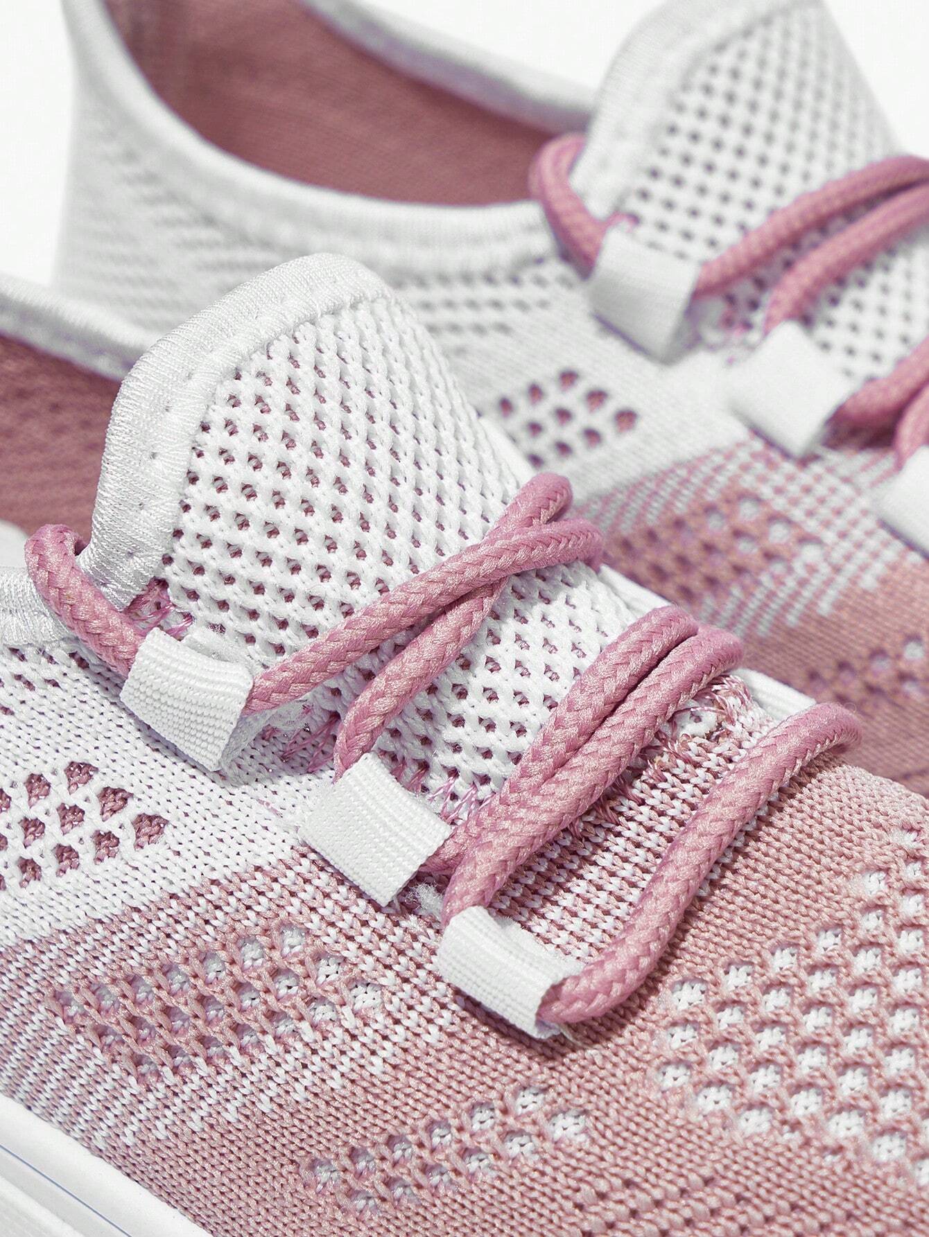 Fashionable Breathable Color-Block Children Sports Shoes With Lace