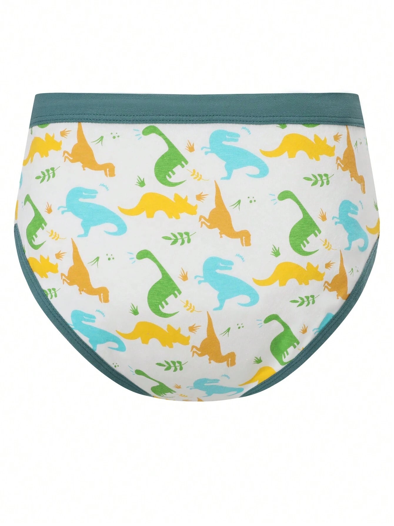 Young Boy 4pcs Cartoon Graphic Contrast Binding Brief