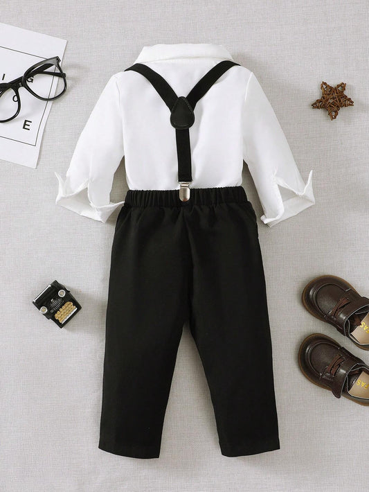 Baby Boy 2pcs/Set Gentleman Style Set