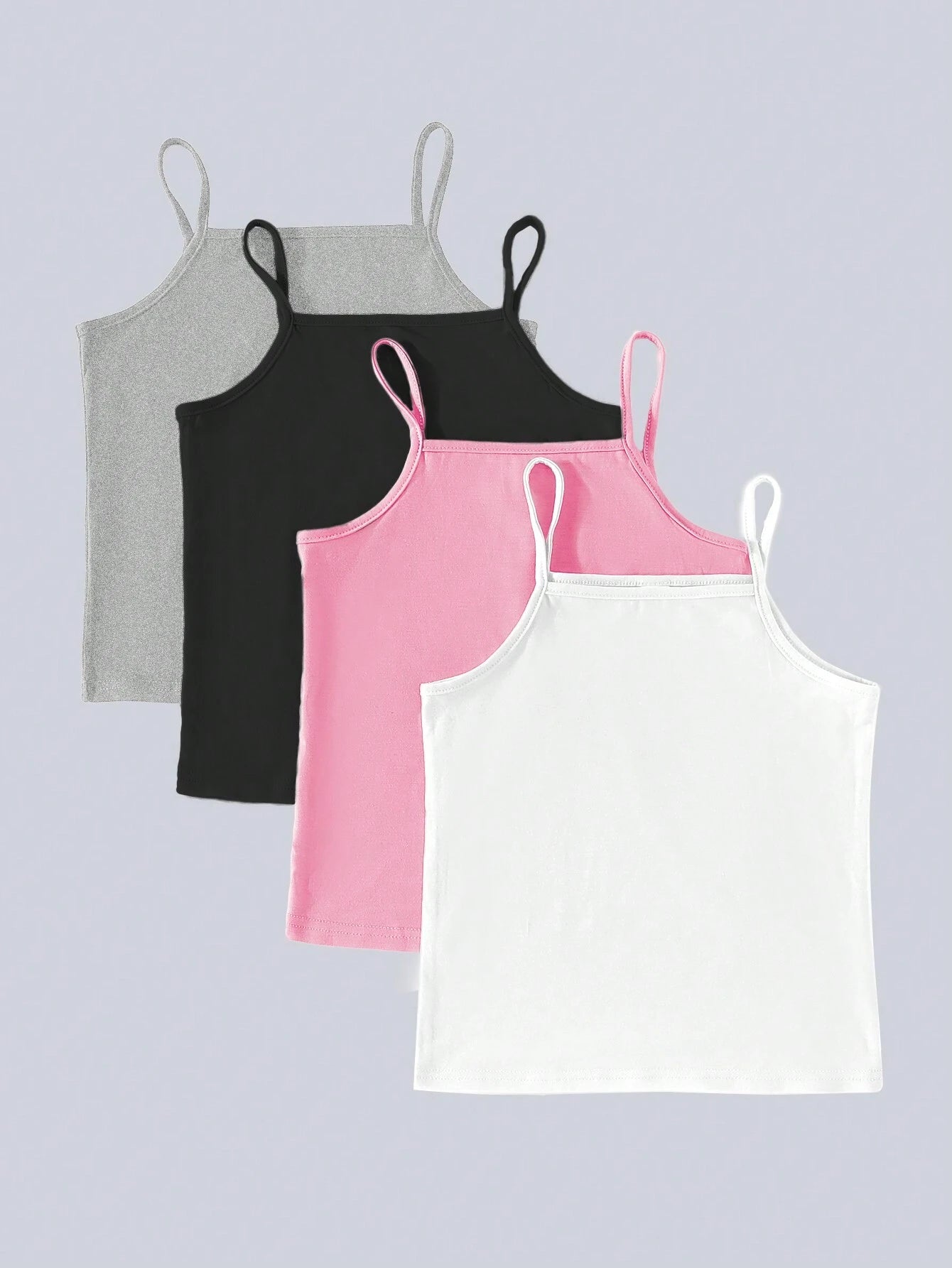 Tween Girl Regular Style Tank Top 4pcs/Set