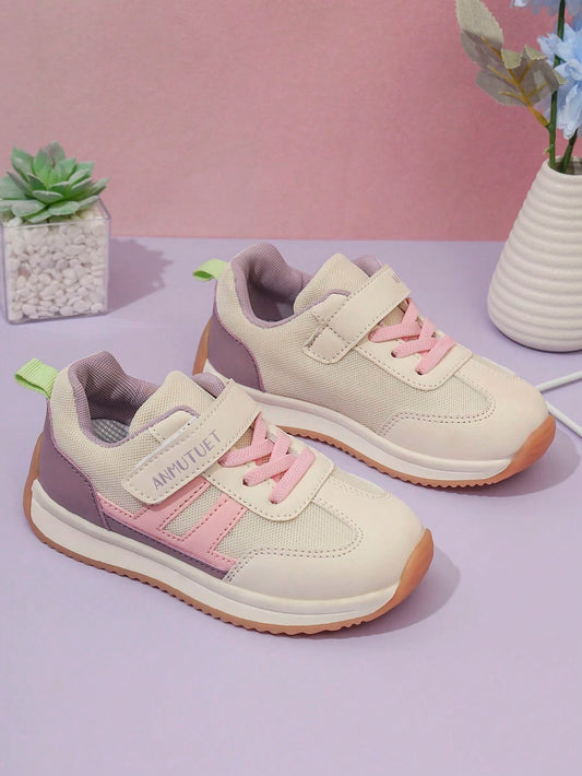 Fashionable Soft Bottom Mesh Breathable Sports Shoes Pink