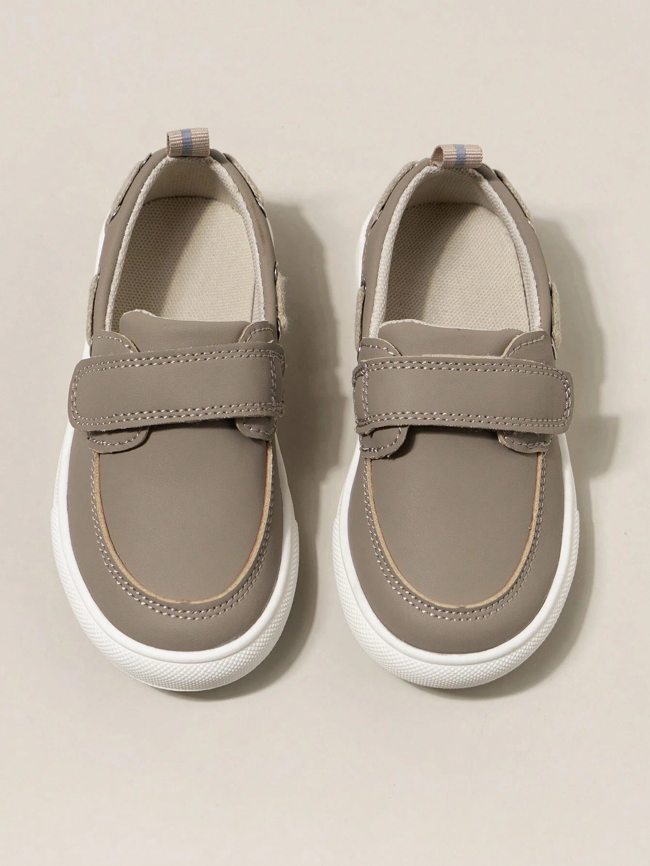 British Style Hook-And-Loop Anti-Slip Wear-Resistant Canvas Casual Loafers