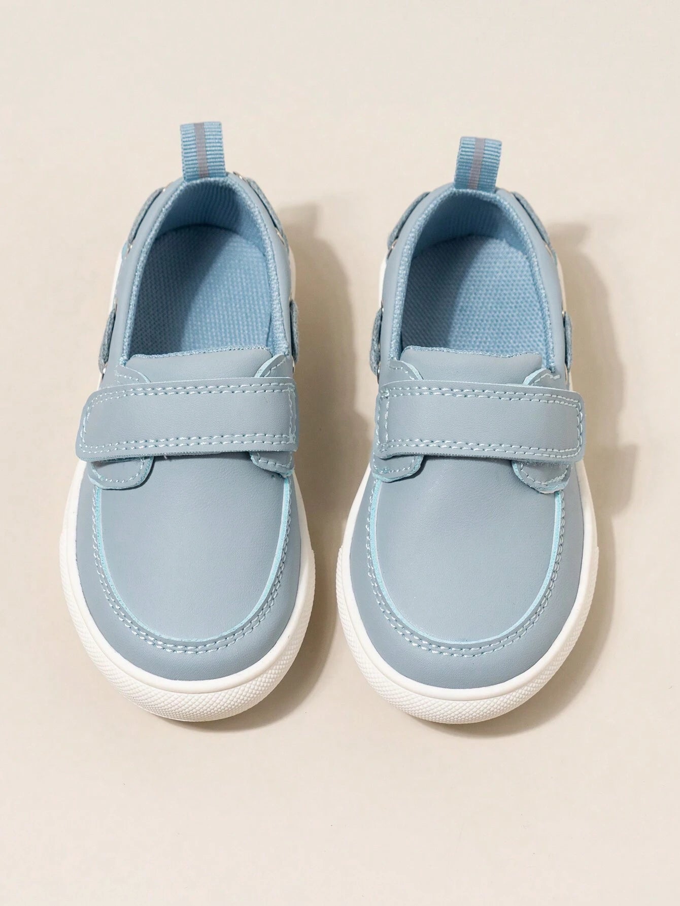 British Style Hook-And-Loop Anti-Slip Wear-Resistant Canvas Casual Loafers