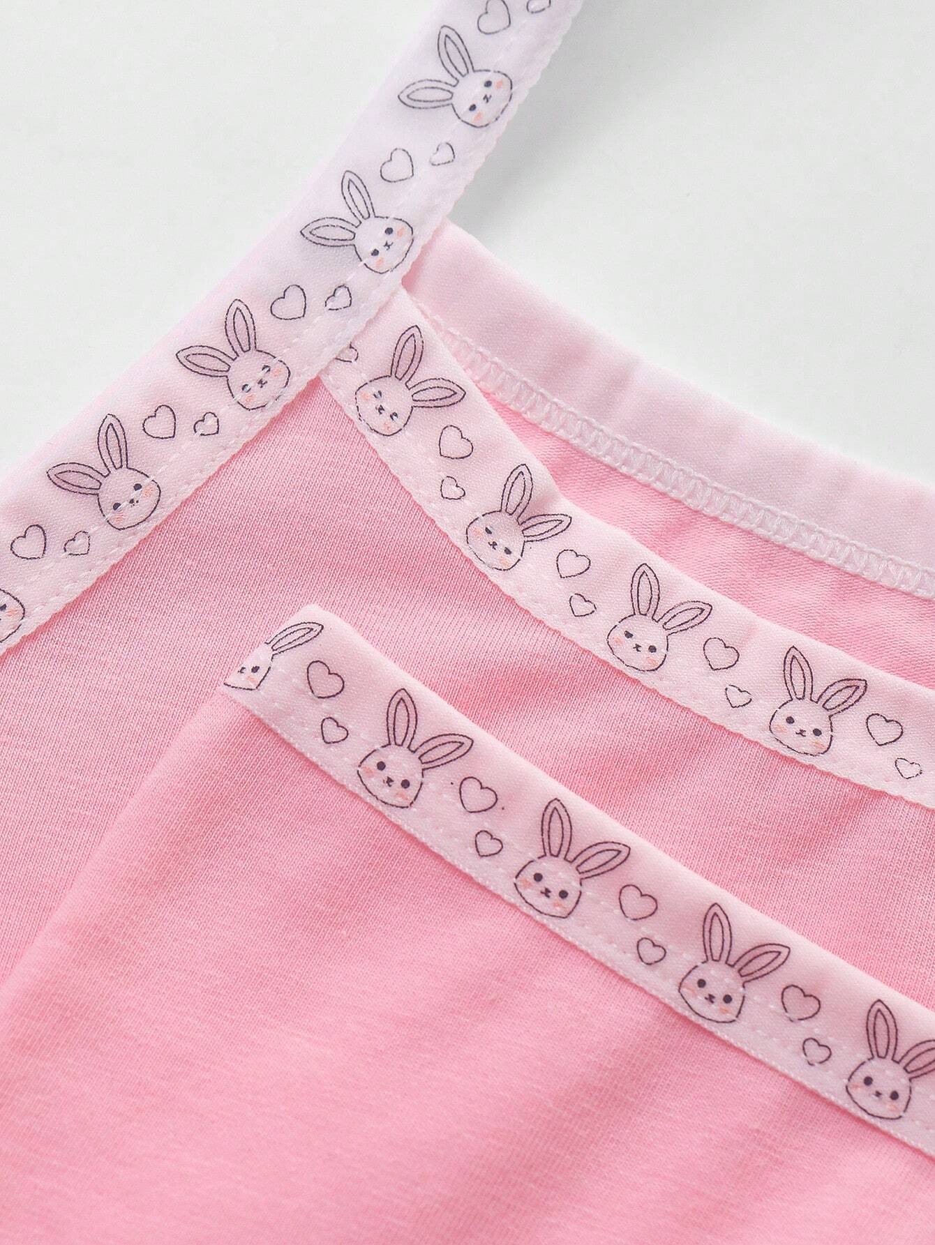 Tween Girl Minimalist Solid Color Padded Camisole & Breathable Hipster Panties