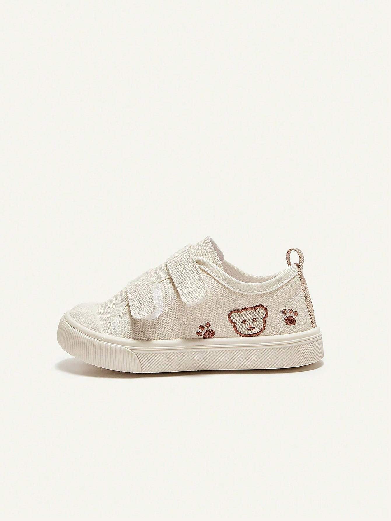 Cozy Pixies 1 Pair Girl Canvas Casual Flat Shoes With Butterfly Pattern
