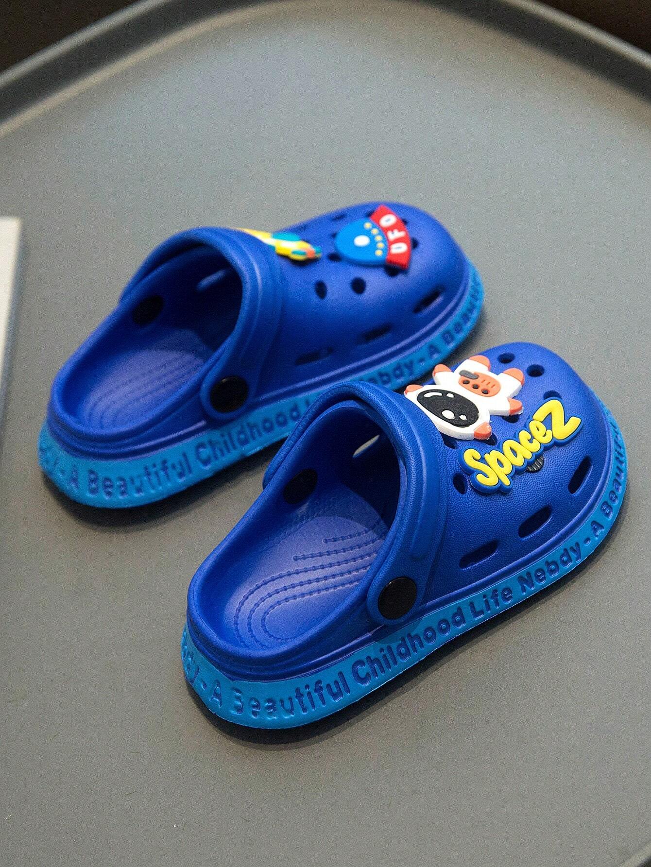 1 Pair Kids' Cartoon Pattern Clogs