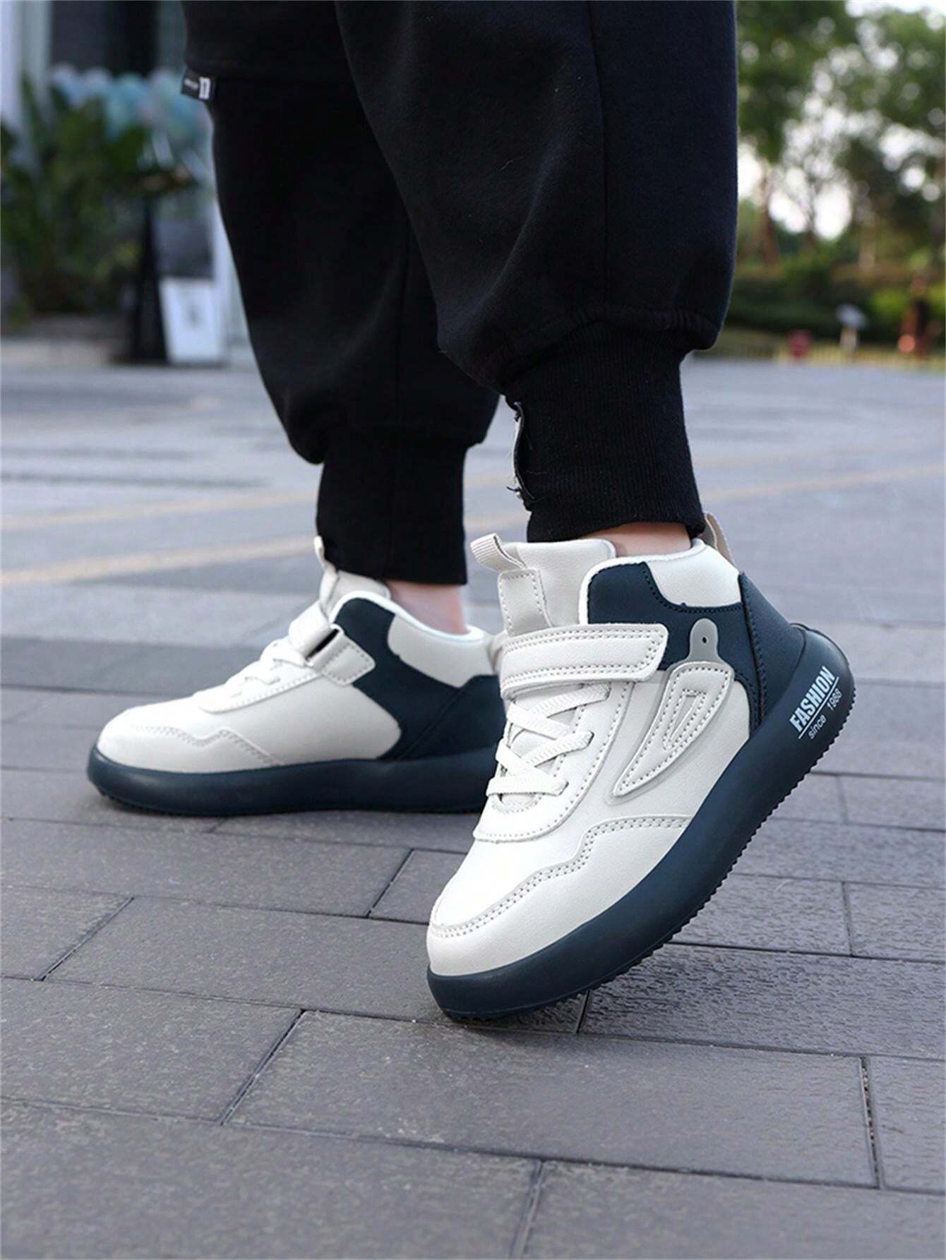 1 Pair Children Leather Waterproof Casual Shoes