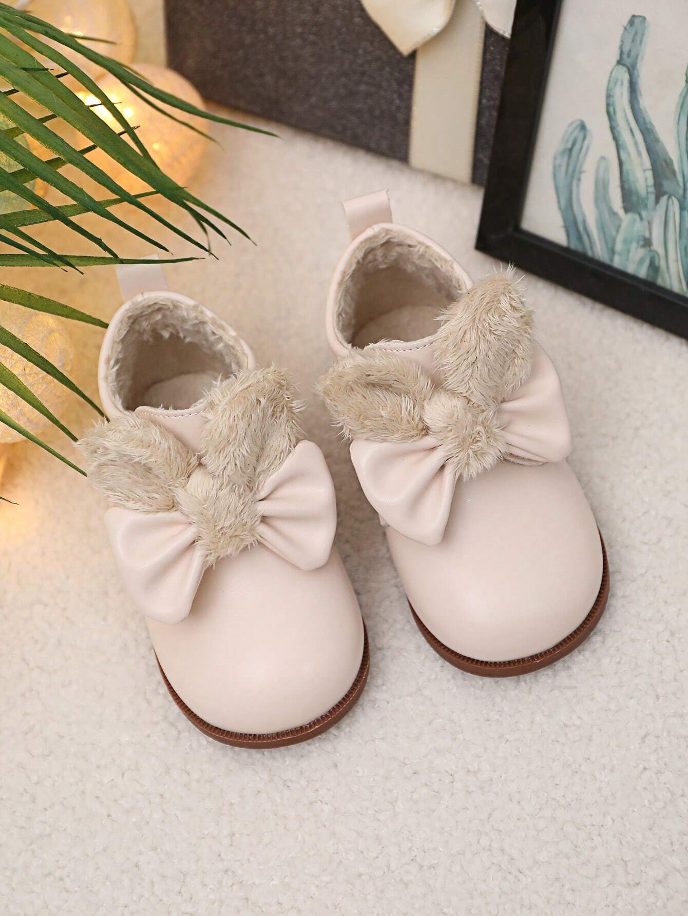 Toddler Girls' Bow-Tie Decor Lace-Up Boots