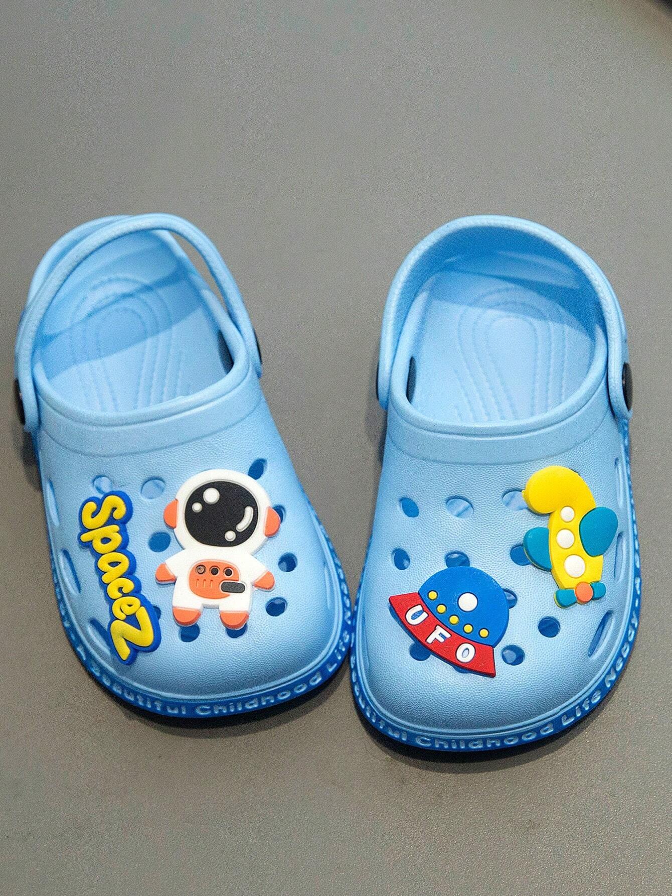 1 Pair Kids' Cartoon Pattern Clogs