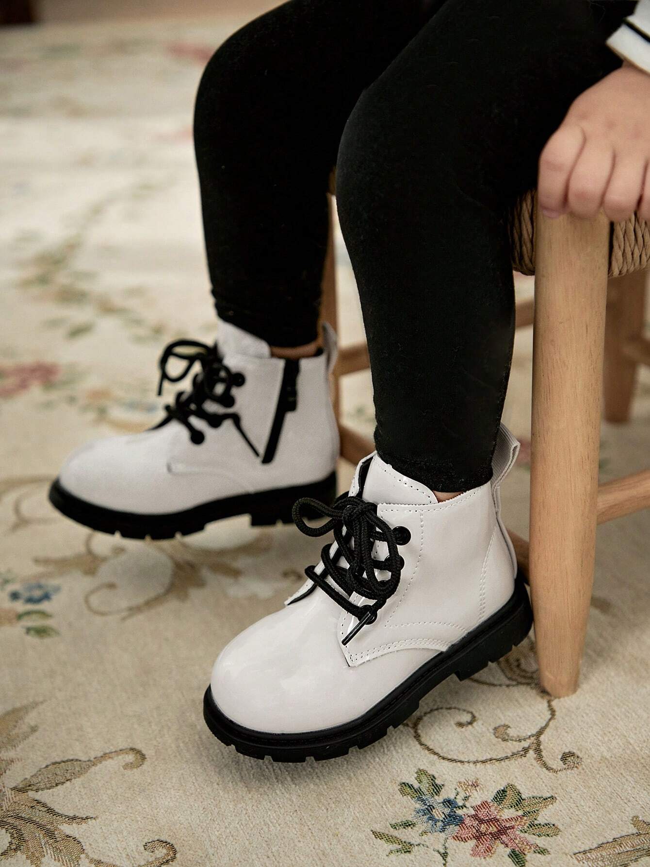Cozy Pixies Christmas Artificial Leather Comfy Casual Baby Boots