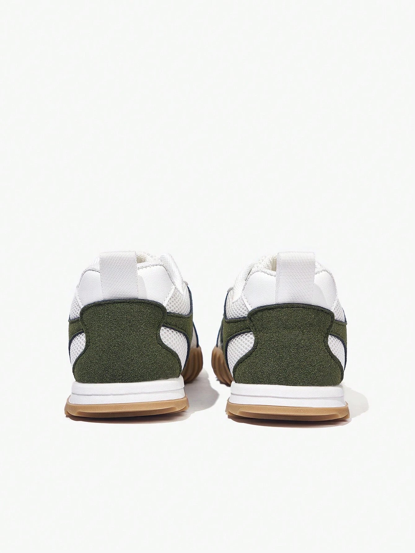 1 Pair Unisex Kids Simple Retro Fluffy Mesh Casual Sneakers