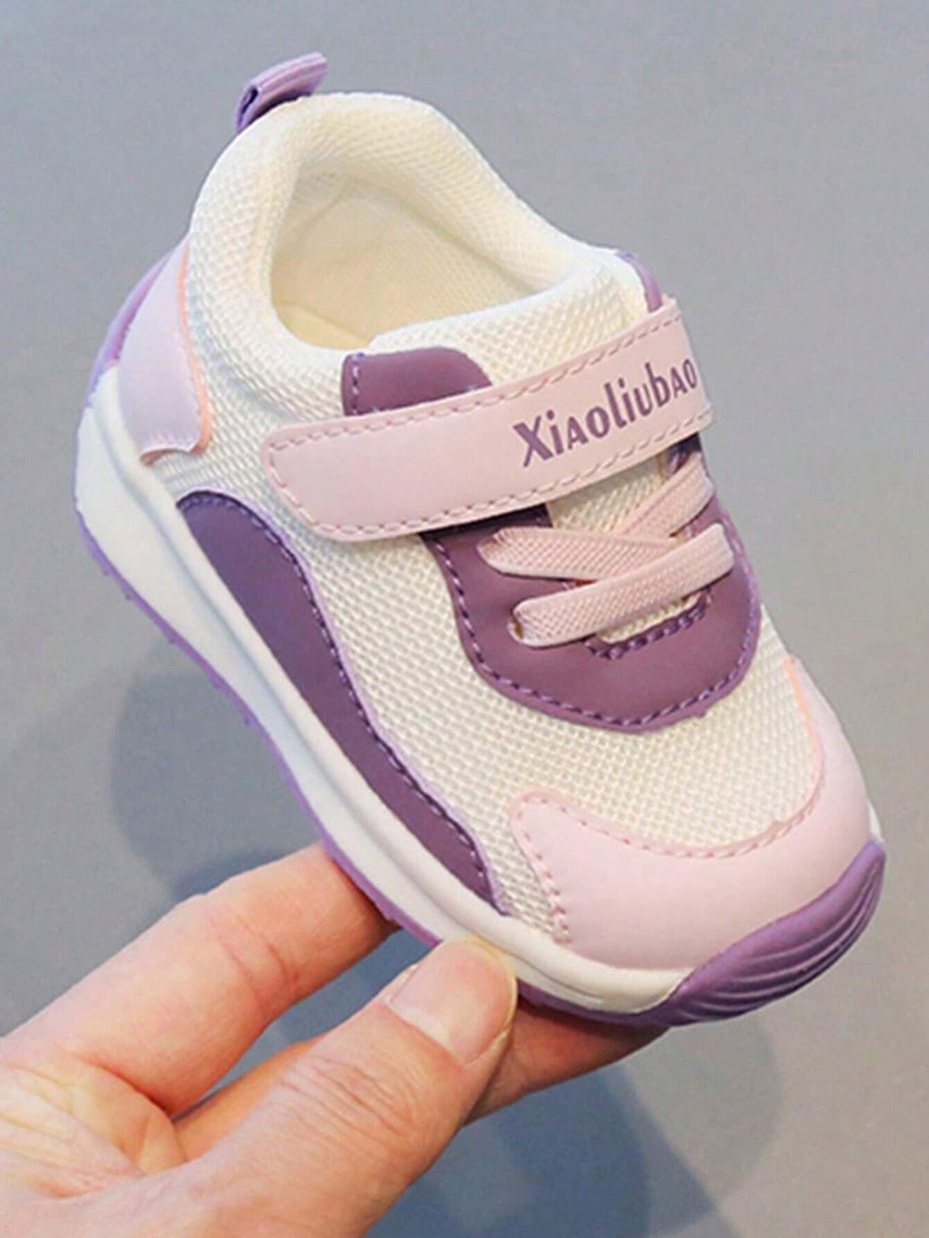 New Fashionable Leather-Look Waterproof Soft Bottom Anti-Slip Baby Sneakers