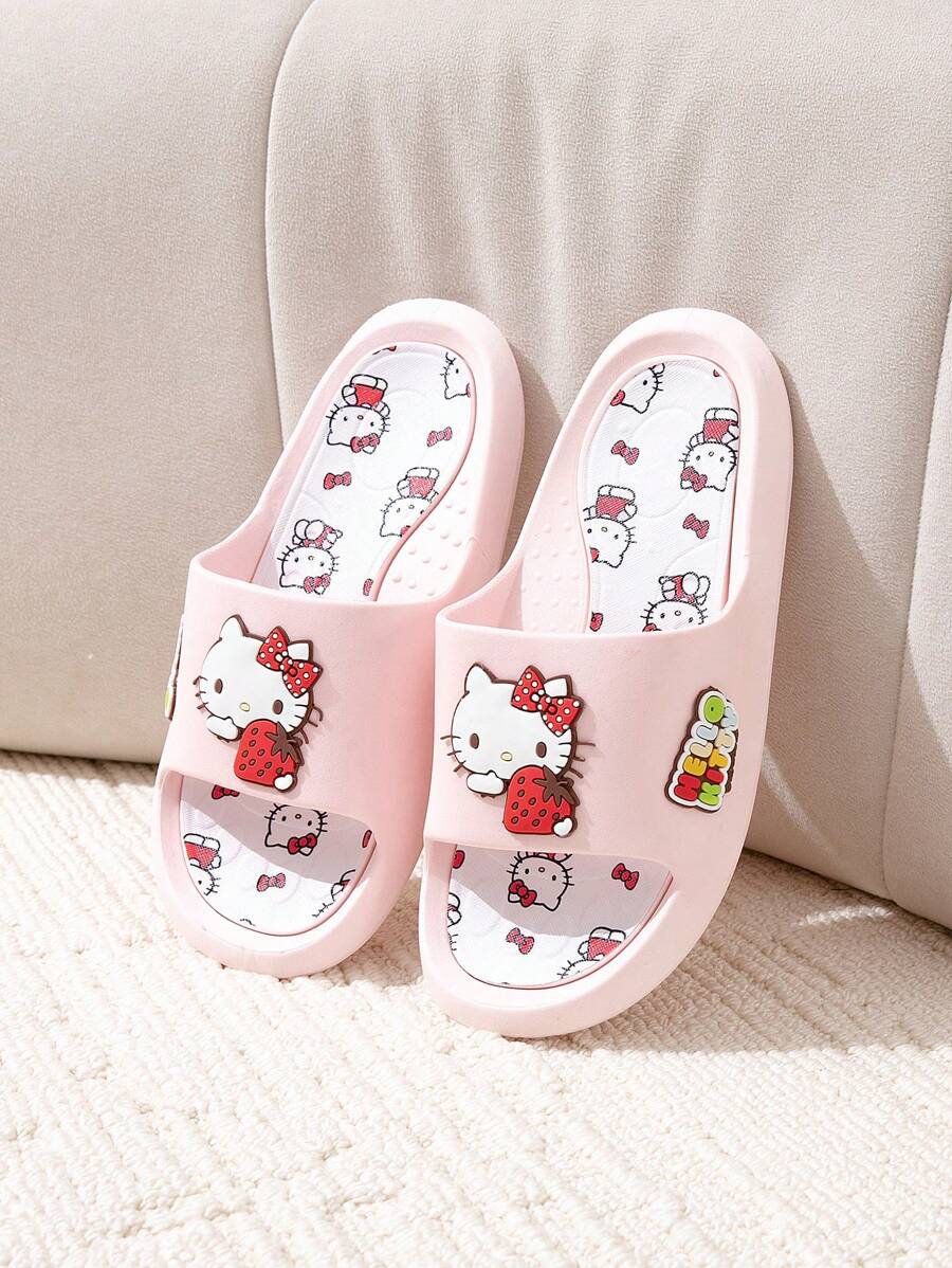Cartoon Cute Soft Soles Indoor Slipper Pink