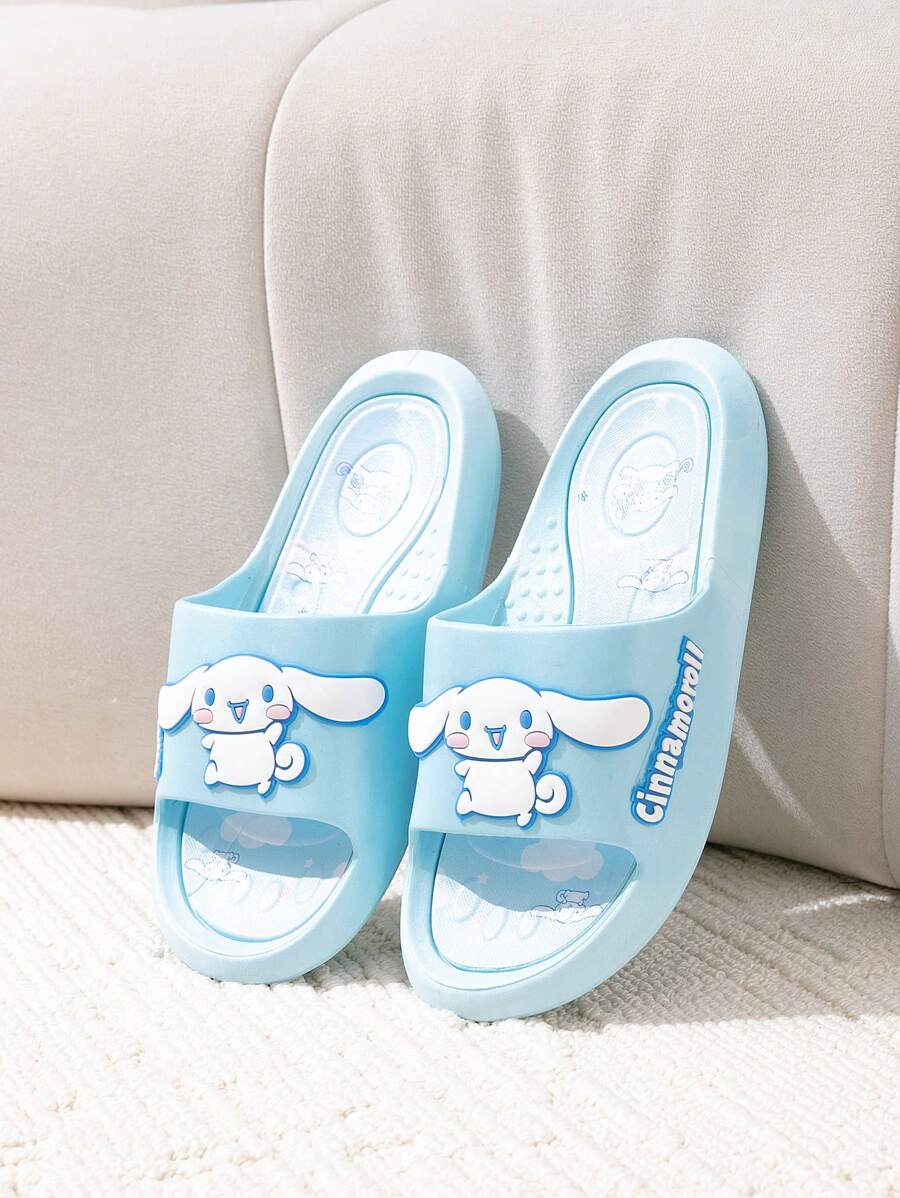 Cartoon Cute Soft Soles Indoor Slipper Blue