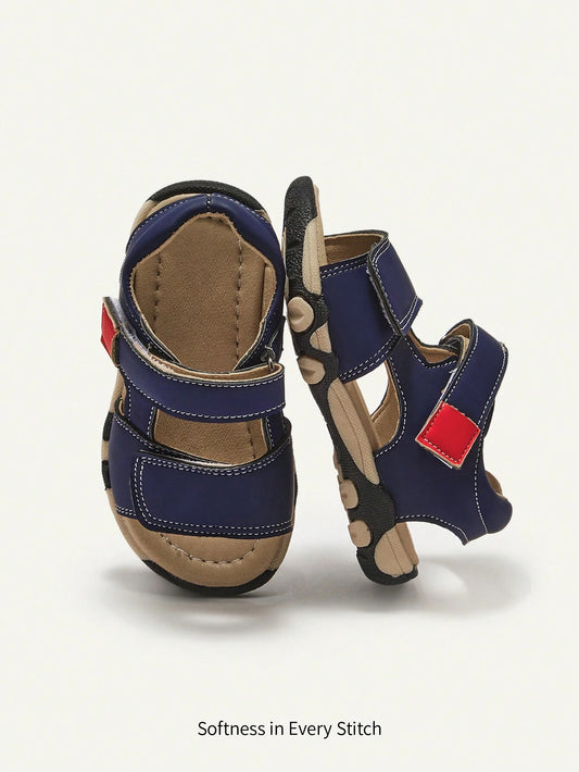 Cozy Pixies 1 Pair Of Comfortable And Functional Roman Sandals Navy Blue