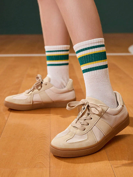 Fashion Versatile All-Match Casual Comfortable Children Training Shoes Khaki