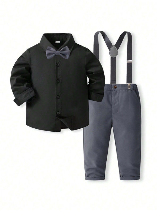 Young Boy 2pcs/Set Black